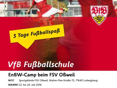 16 MV B2C FS Camp Bewerbung FSV Oßweil Poster A3